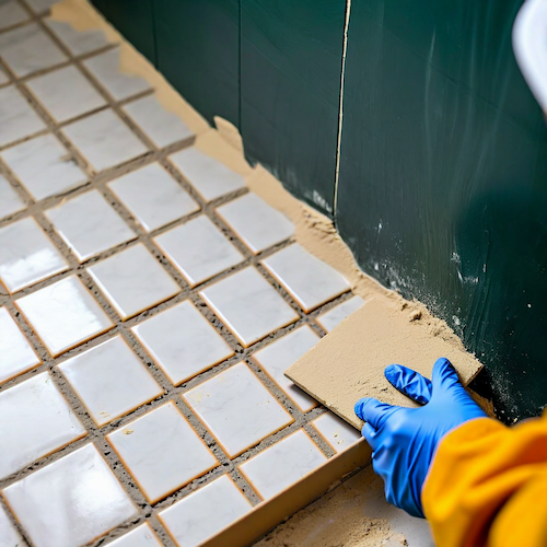 installing tiles